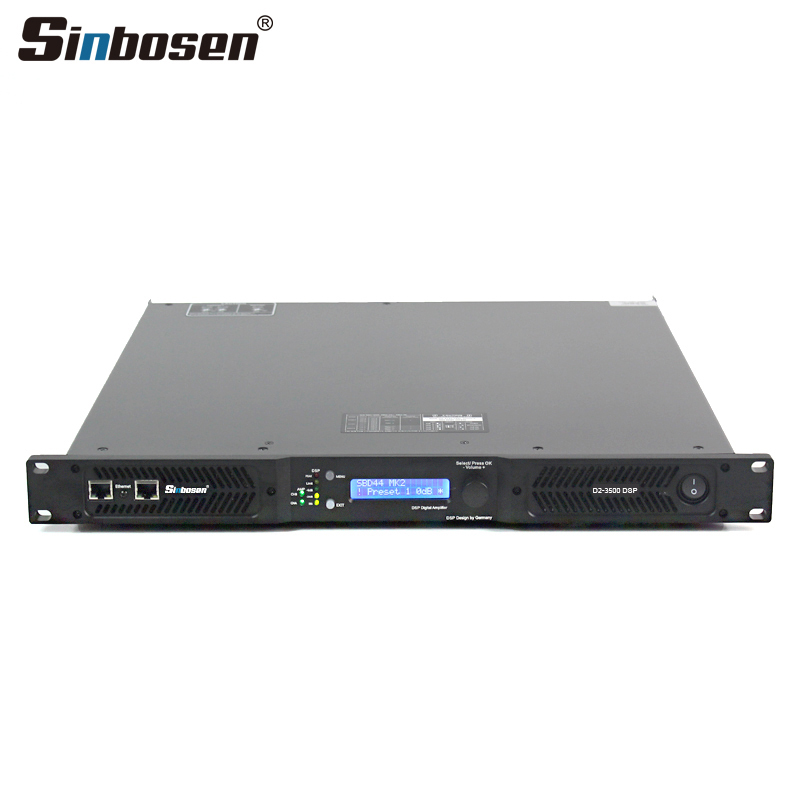 D2-3500 Subwoofer Stereo 2 Channel DSP D Class Amp Power Amplifier