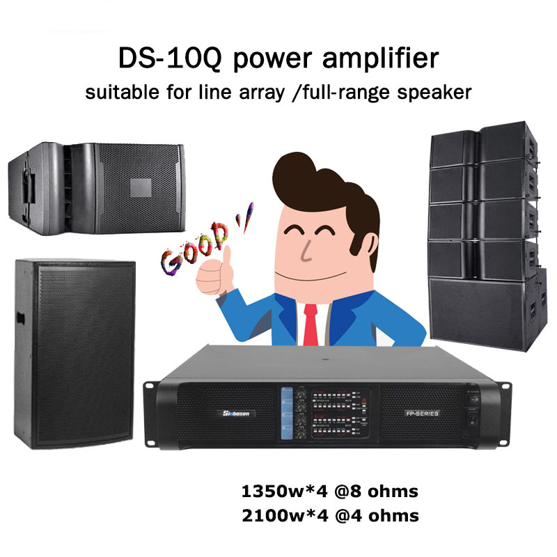 FP10000Q Stage Power Amplifier Professional 10000W 4 Channel Amplifier