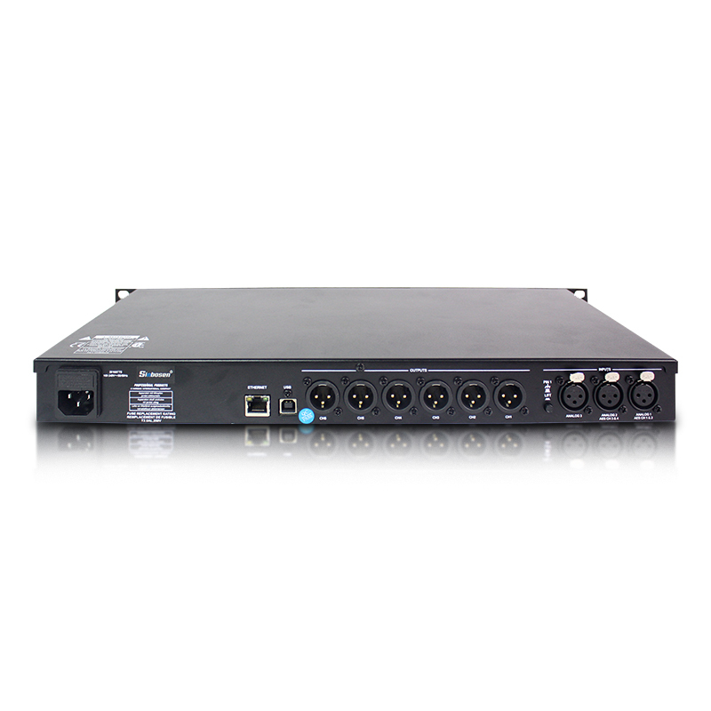 3 in 6 out Professional Audio AES DSP Digital Processor