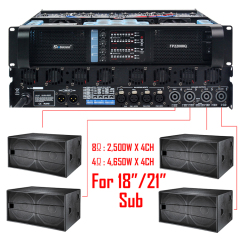 Fp22000Q Top Selling Class Td Bass Sound Power Amplifier For Concert