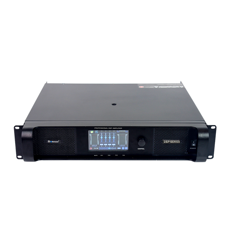 DSP10000Q FIR Function 4 channel Touch Screen AES/EBU DSP Display Amplifier