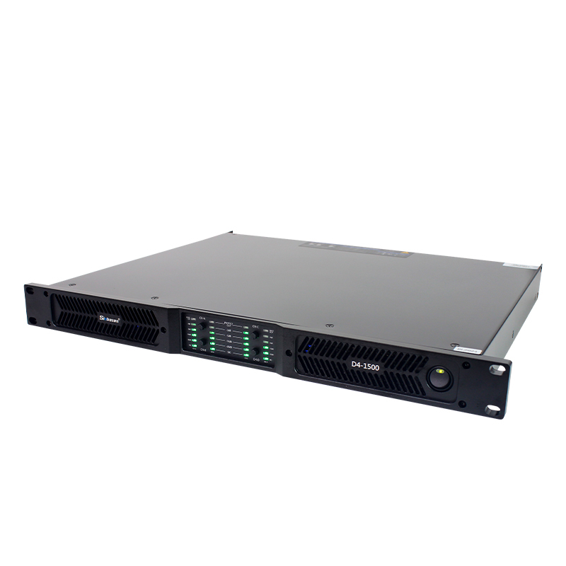 D4-1500 4 Channel GaN 2ohms 4 x 3000W Class d 1u Amplifier