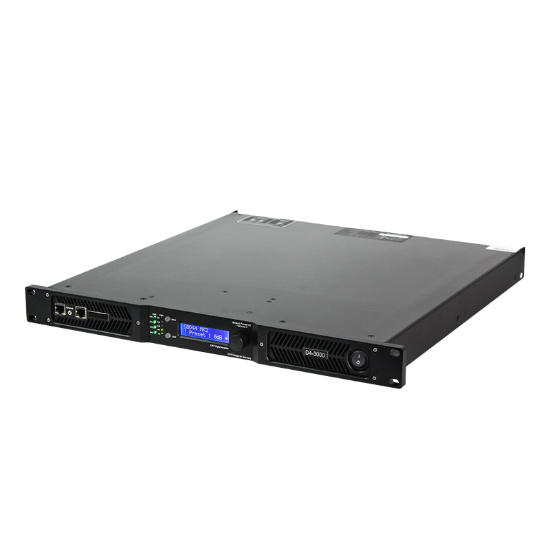 D4-3000 DSP Software Control 4 channel High Watt Class d Power Amplifier