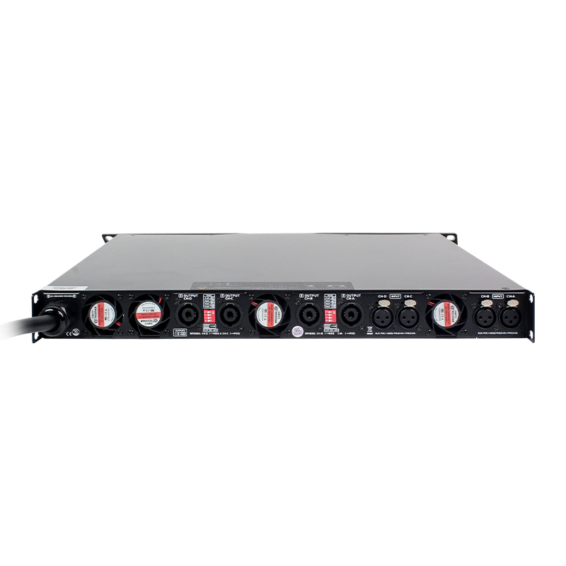 D4-3000 4 Channel 3000 Watts Work Under 2Ω Steadily Class D Digital Power Amplifier