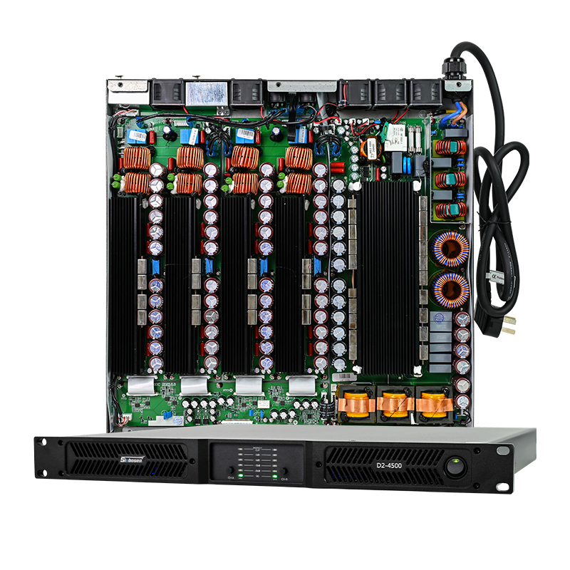 D2-4500 Amplifier Bass Boosted High Damp Factor Home Theater Amplifier