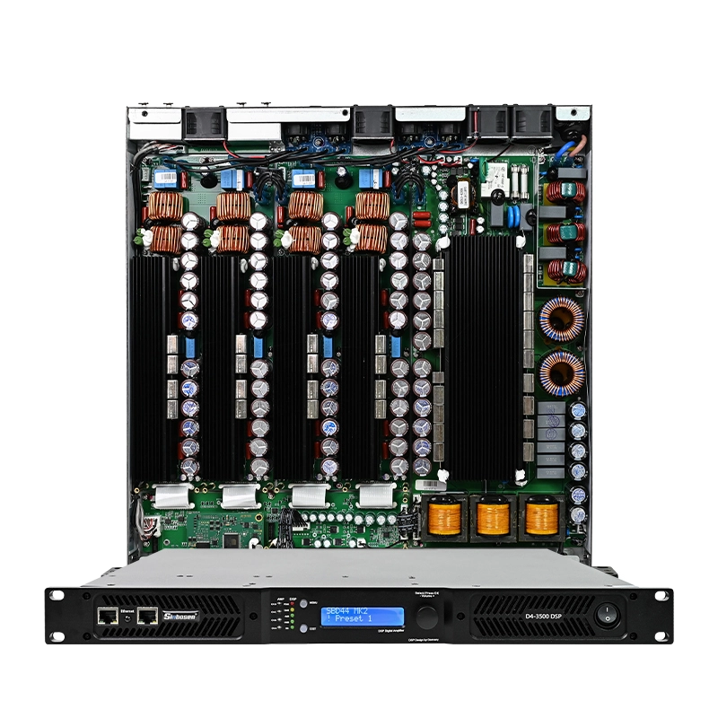 D4-3500 DSP 26400W 2ohms FIR GaN Class d Audio Amplifier