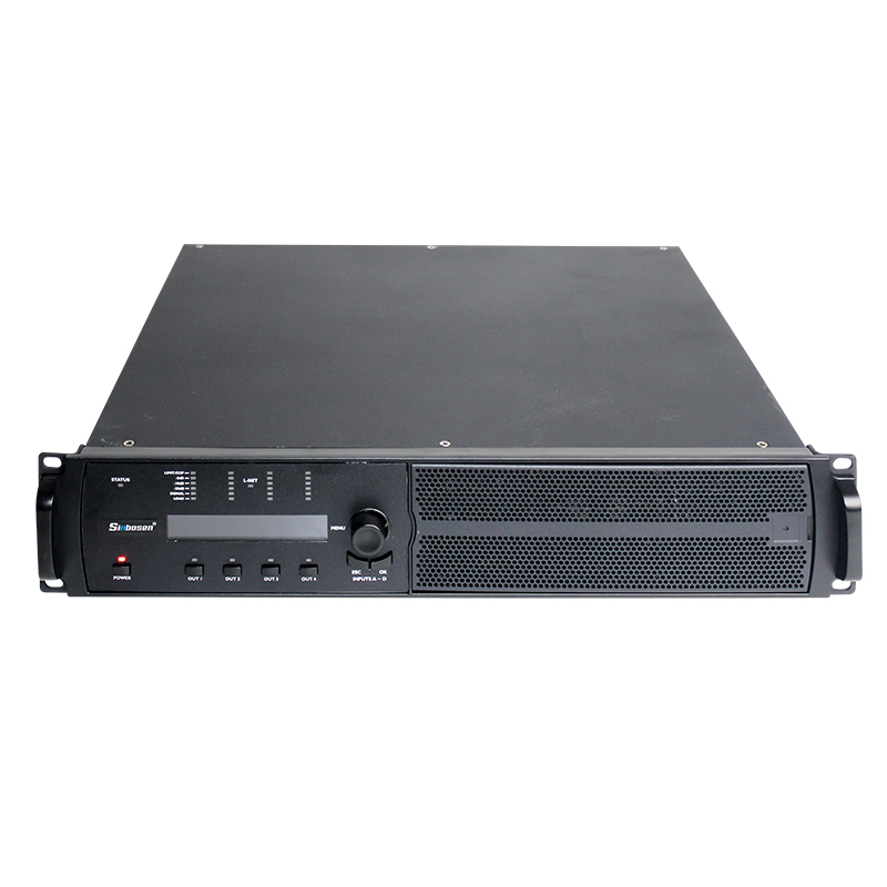 4 Channel 1800W Built-in Presets High End Professional Amplifier