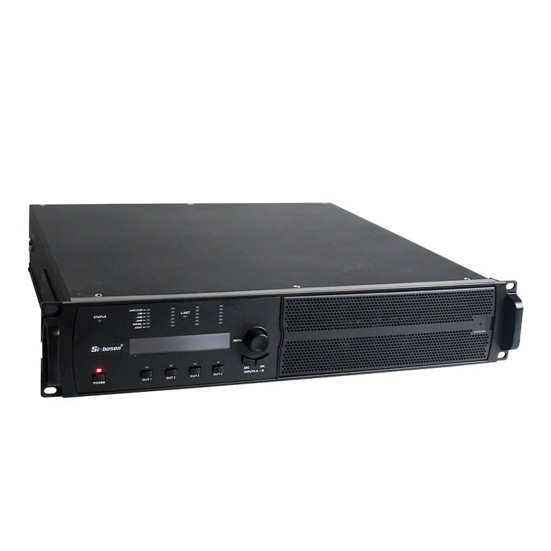 4 Channel 1800W Built-in Presets High End Professional Amplifier