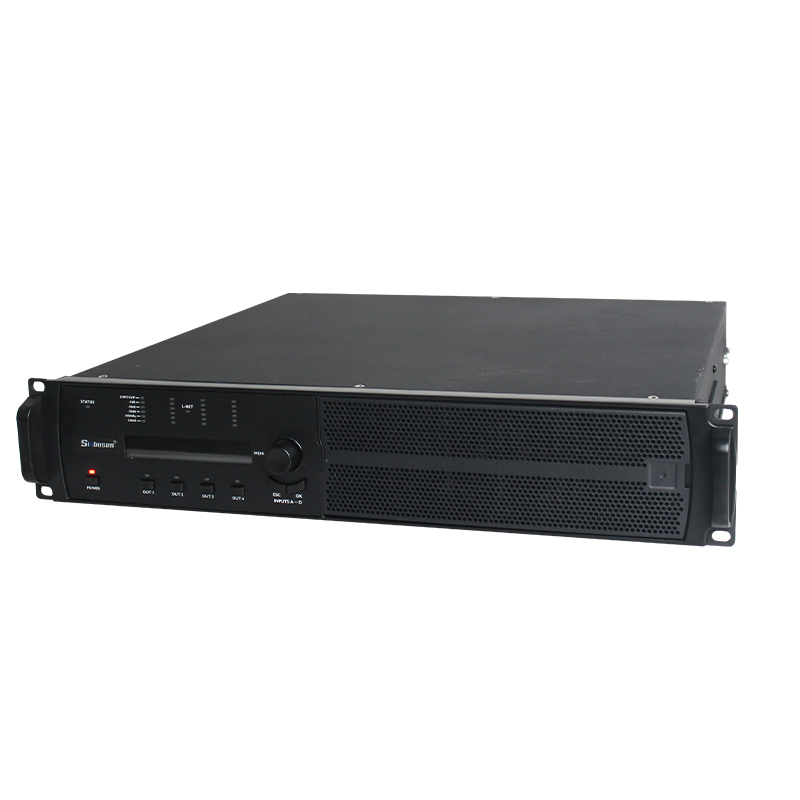 4 Channel 1800W Built-in Presets High End Professional Amplifier