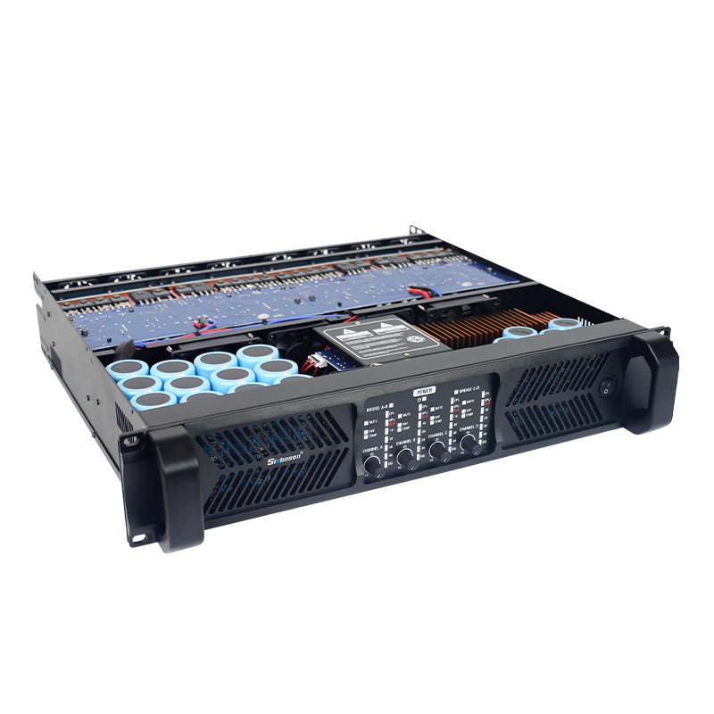 10Q-NE New Panel 4 Channel 1350W RMS Switching Power Line Array Amplifier