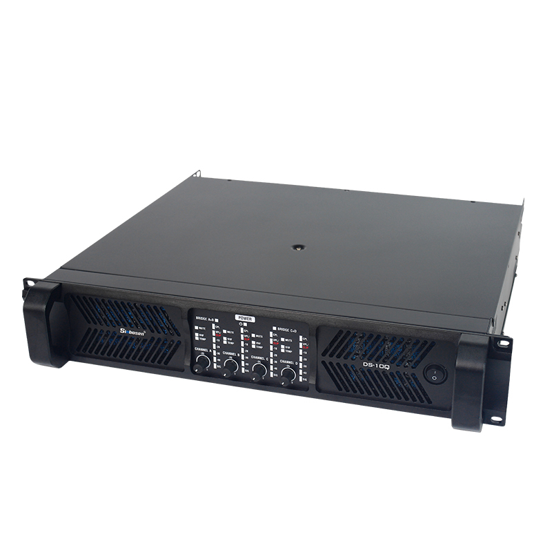 10Q-NE New Panel 4 Channel 1350W RMS Switching Power Line Array Amplifier