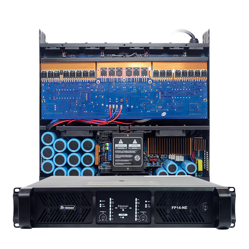 FP14-NE New Panel Class TD 2 Channel Audio Stage Power Amplifier