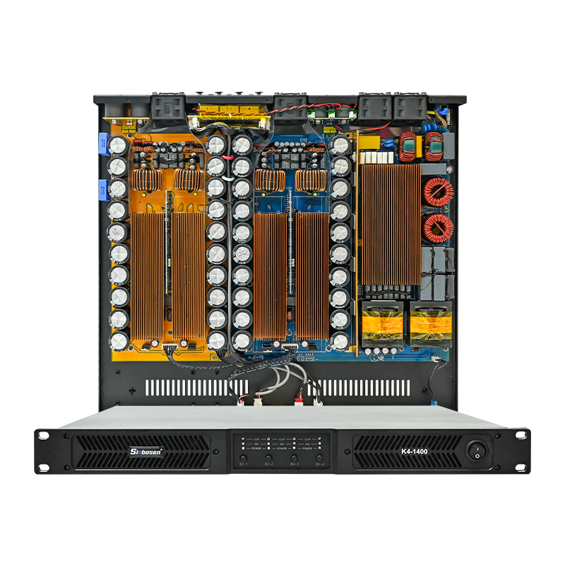 Sinbosen dj power amplifier Professional class d 4 channels 1400w 1u Digital K4-1400