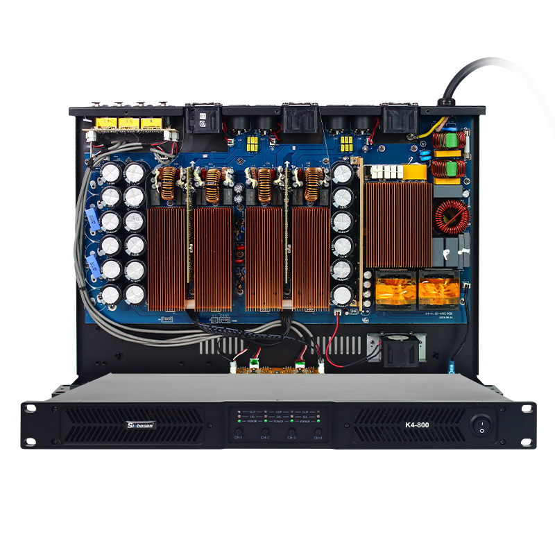 K4-800 Class D 4 Channels Digital Power Amplifier 800 Watts Amplificador Professional Audio