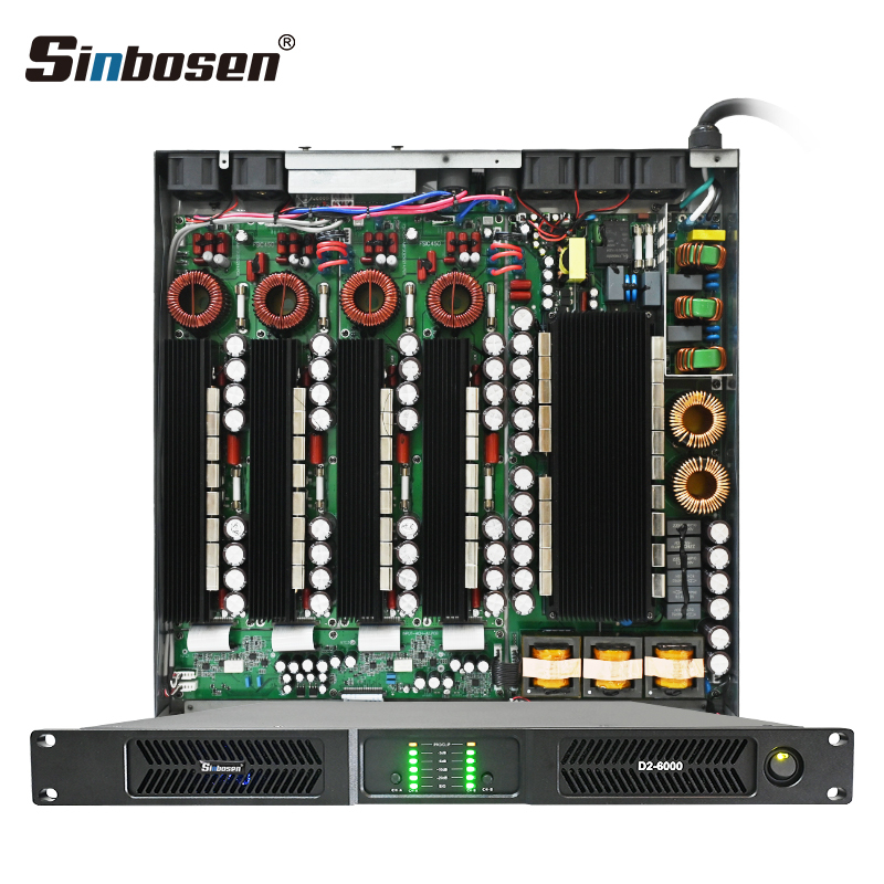 D2-6000 Digital Subwoofer Amplifier 2channel Dj Super Power 6000W RMS