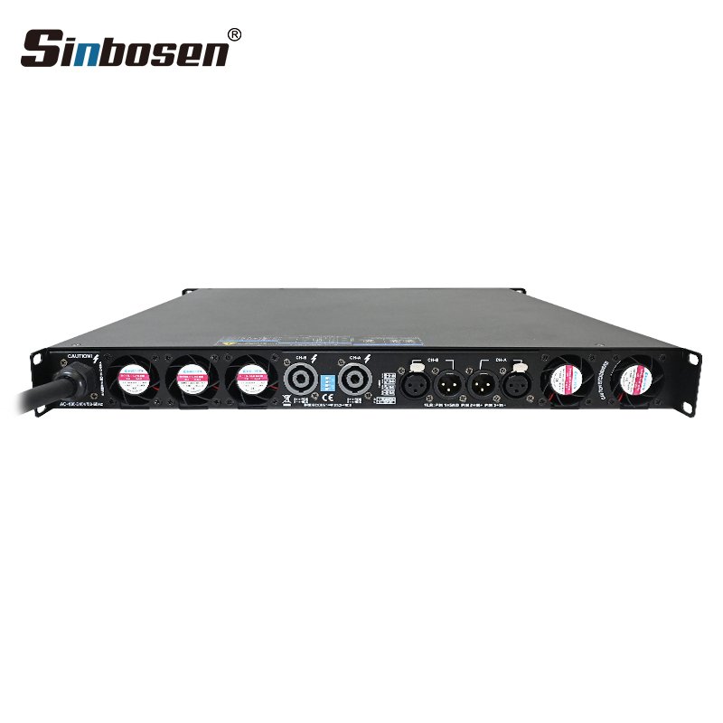 China Factory Audio Amplifier 2CH*4200W RMS Class d Strong Heavy Bass