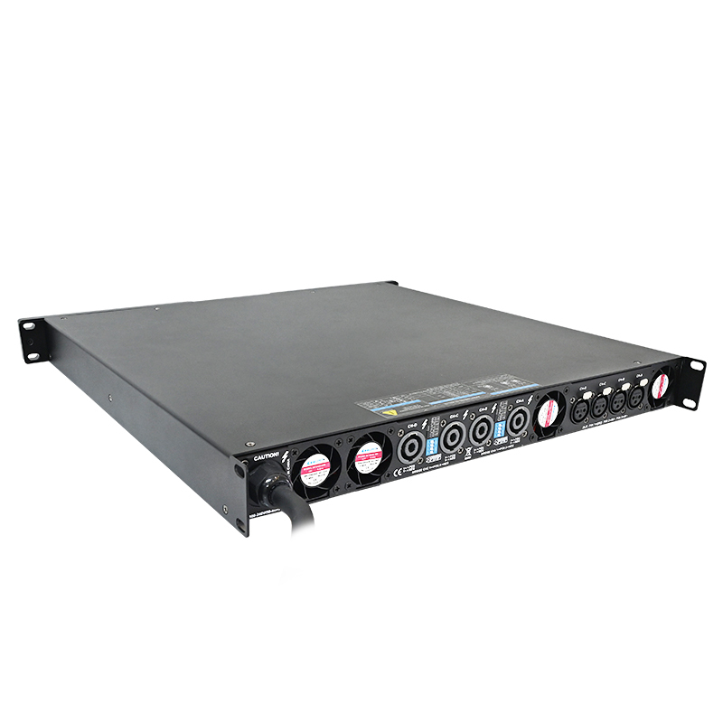 4*3500W Temperature display Pro Sic Digital Amplifier Concert High Power