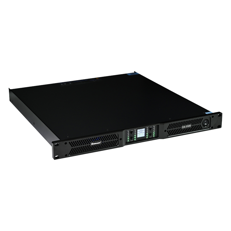 4*3500W Temperature display Pro Sic Digital Amplifier Concert High Power