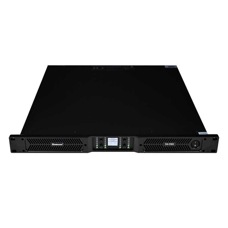 4*3500W Temperature display Pro Sic Digital Amplifier Concert High Power