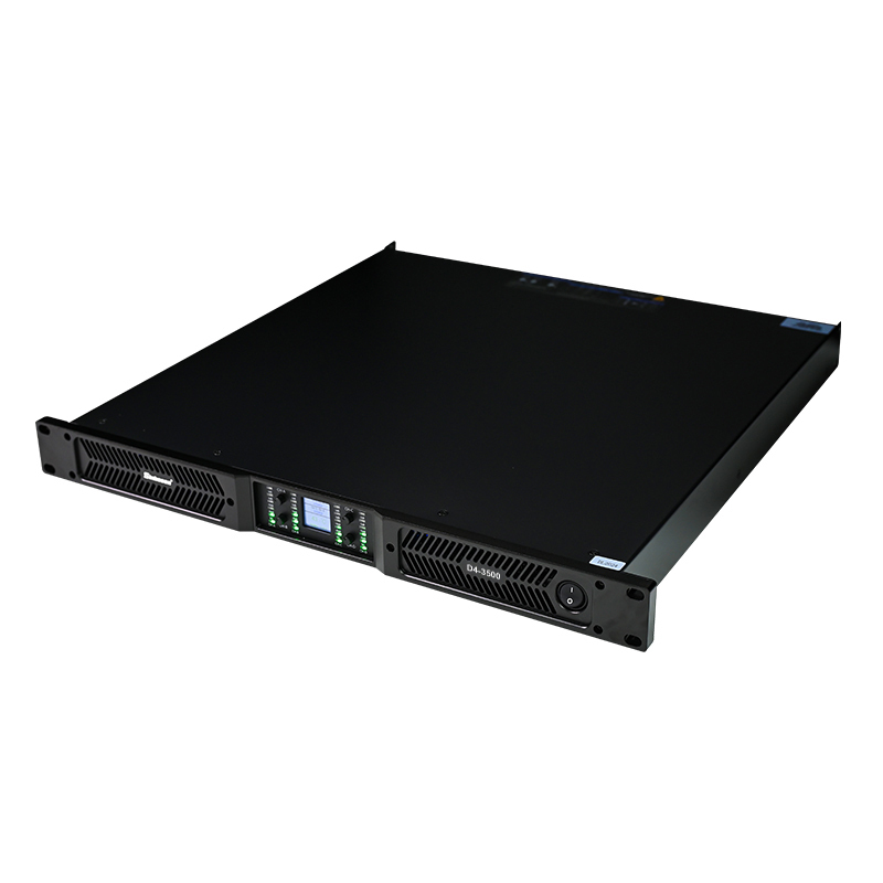 4*3500W Temperature display Pro Sic Digital Amplifier Concert High Power