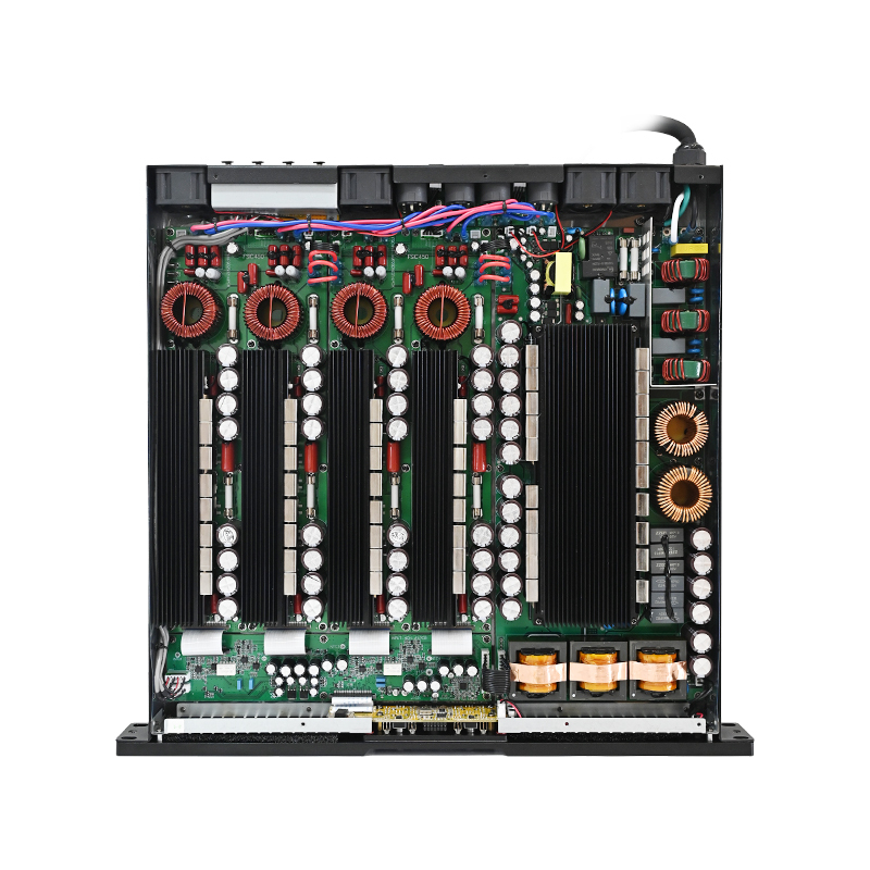 4*3500W Temperature display Pro Sic Digital Amplifier Concert High Power