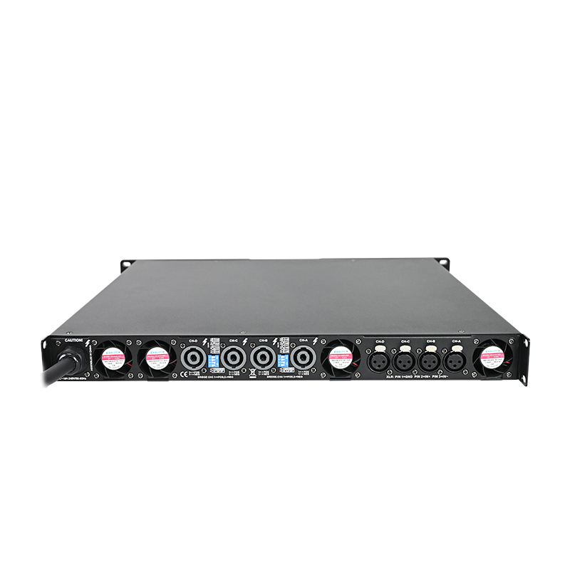 1500W 4CH Full Range Loudspeaker Amplifier Class D Professional For Home Theater