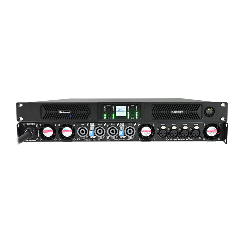 D4-1300 Sic Class d Amplifier Home Theater Full Range Amplifier
