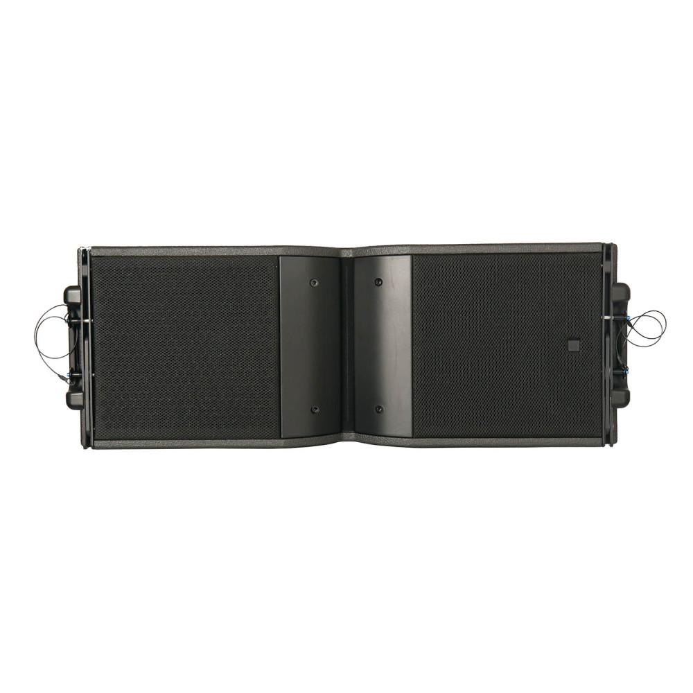 Ka210 Line Array High End Polyurea Paint Wooden Empty Box Cabinet With Dense Mesh