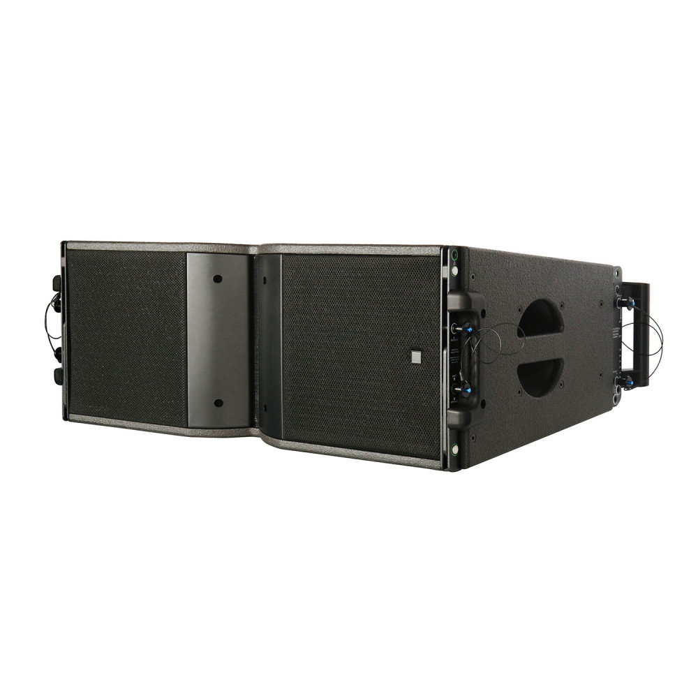 Ka210 Line Array High End Polyurea Paint Wooden Empty Box Cabinet With Dense Mesh