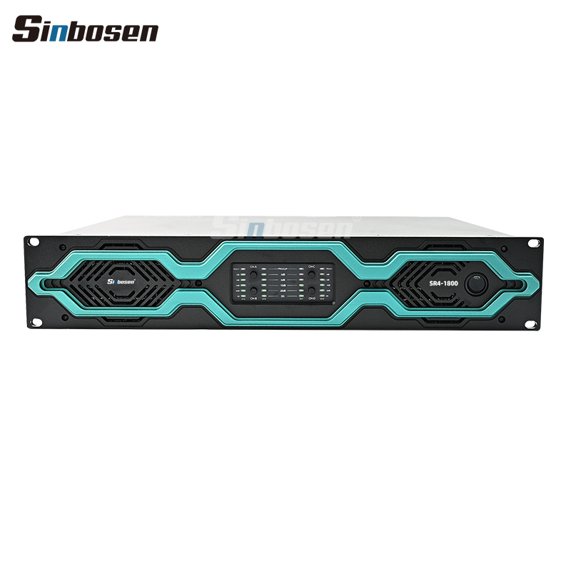 SR4-1800 Patented Circuit 2Ω Stable Durable Professional Amplifier