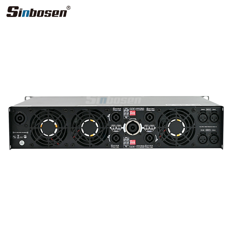 SR4-3200 Pro Audio Disco 4 Channel Home Theater Low Noise Power Amplifier