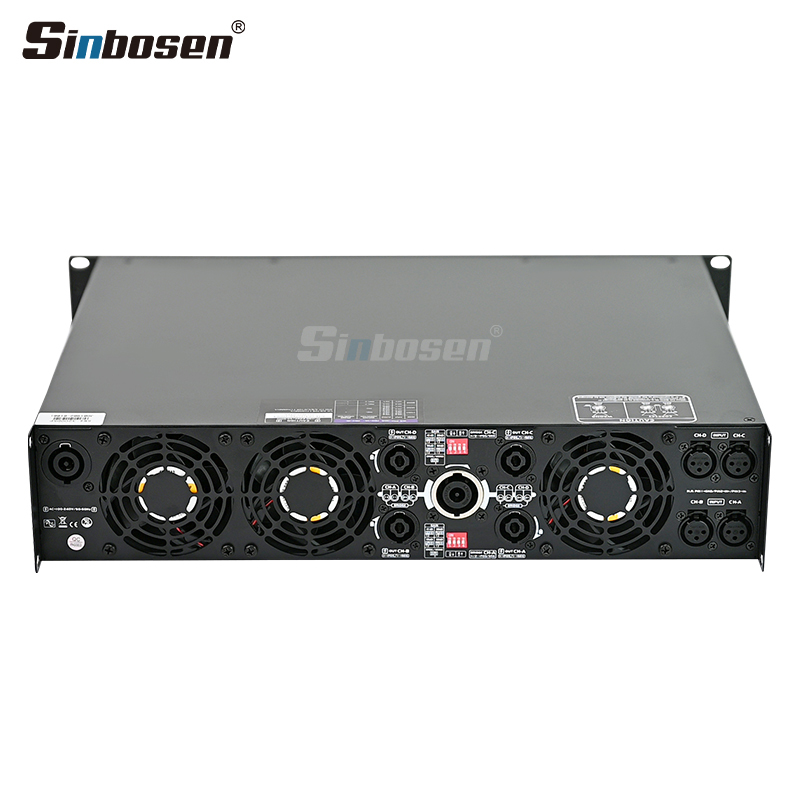 SR4-3200 Pro Audio Disco 4 Channel Home Theater Low Noise Power Amplifier