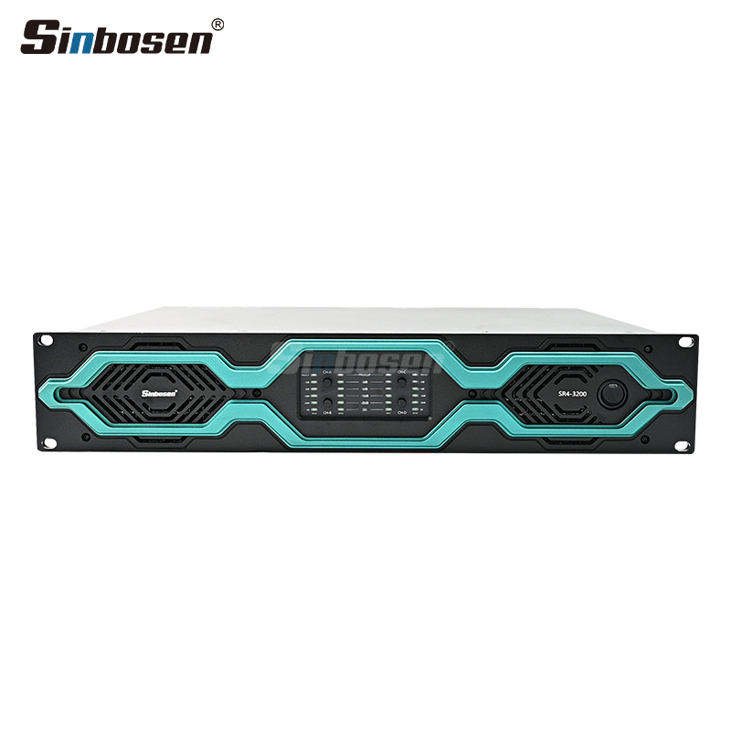 SR4-3200 Pro Audio Disco 4 Channel Home Theater Low Noise Power Amplifier