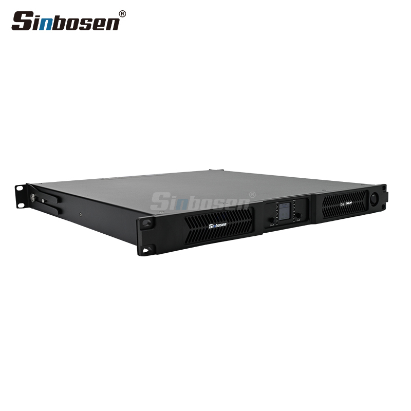 D2-3000 Big Power 3000W SUB Amplifier Class D 1U Touring Audio