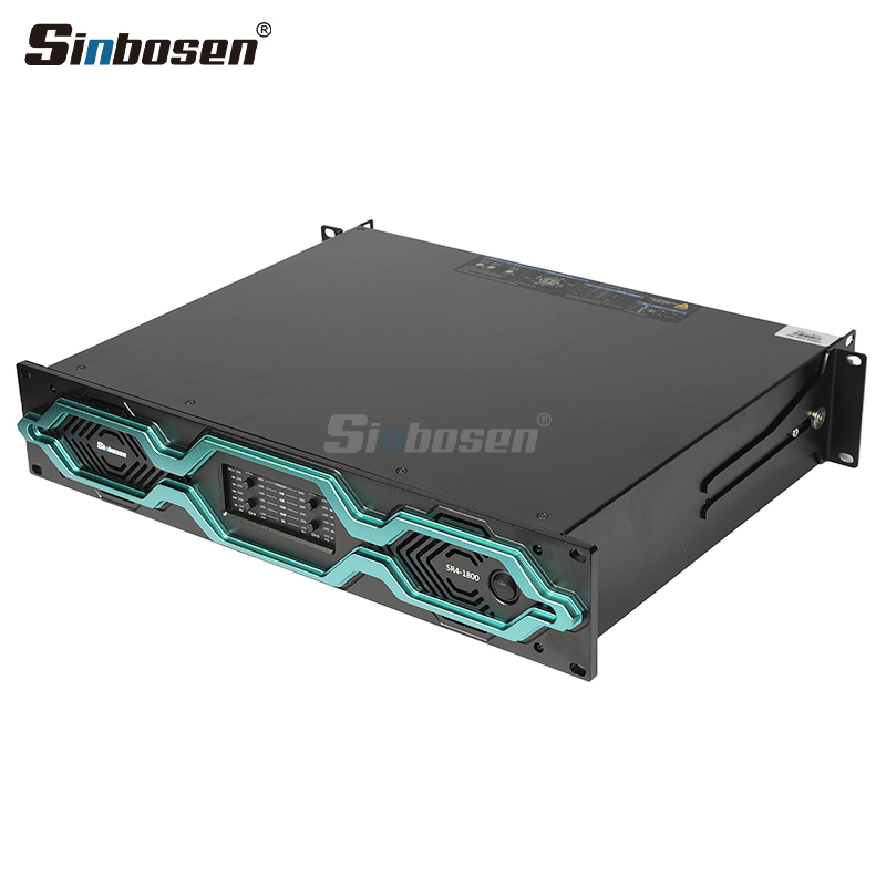 SR4-1800 Patented Circuit 2Ω Stable Durable Professional Amplifier