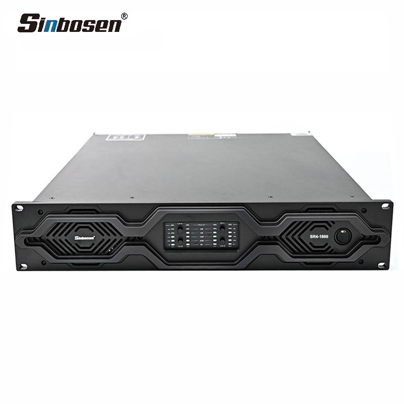 SR4-1800 Patented Circuit 2Ω Stable Durable Professional Amplifier