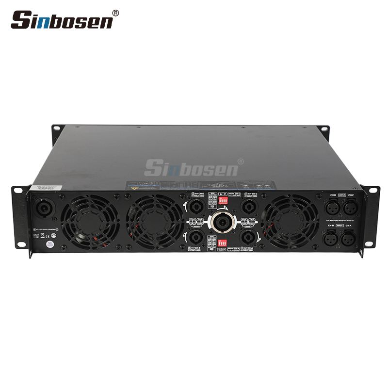 SR4-3200 Pro Audio Disco 4 Channel Home Theater Low Noise Power Amplifier