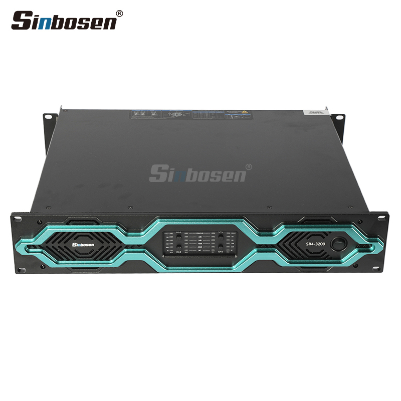 SR4-3200 Pro Audio Disco 4 Channel Home Theater Low Noise Power Amplifier