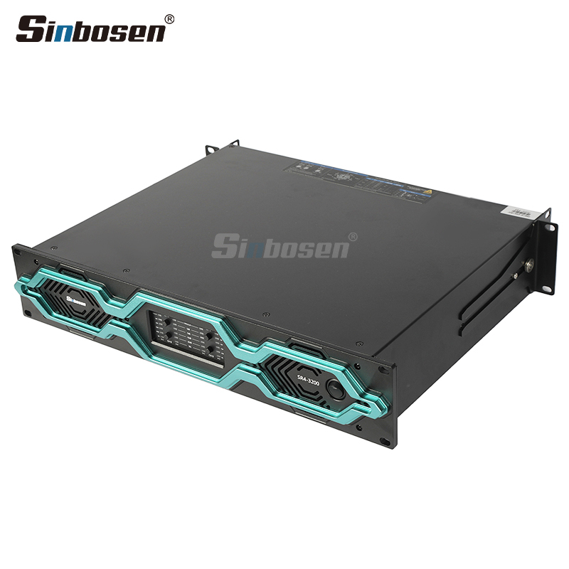 SR4-3200 Pro Audio Disco 4 Channel Home Theater Low Noise Power Amplifier