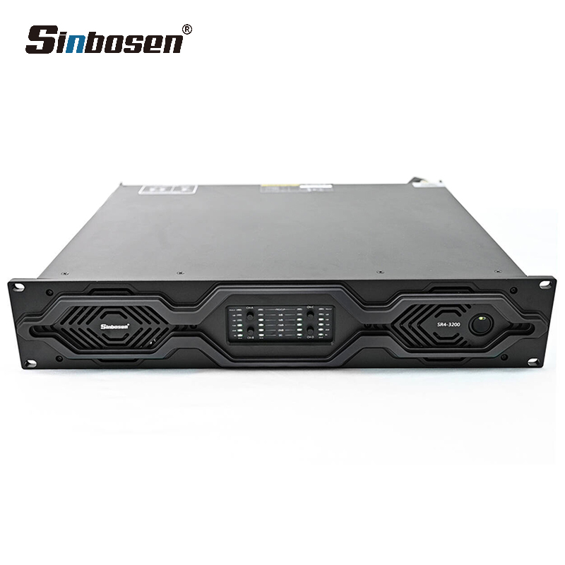 SR4-3200 Pro Audio Disco 4 Channel Home Theater Low Noise Power Amplifier