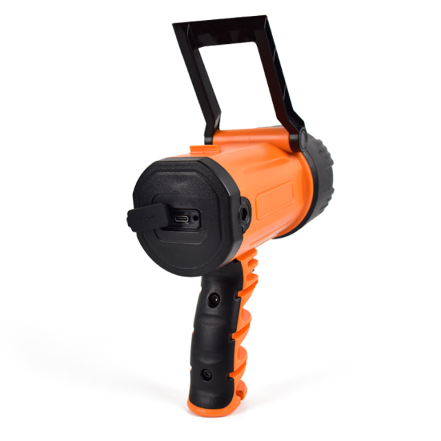 Long Distance Rechargeable Led Spotlight Outdoor Handheld flameproof emergency lamp searchlight torch rechargeable