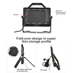 5000 lumen portable magnetic rechargeable task light outdoor stadium area work site lighting worklight
