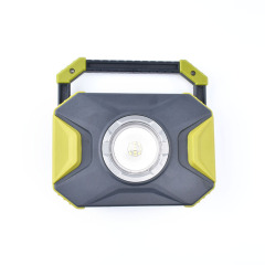 Rechargeable LED Work Lights Portable Flood Lights Waterproof COB Work Light Built-in Power Bank for Camping Emergency