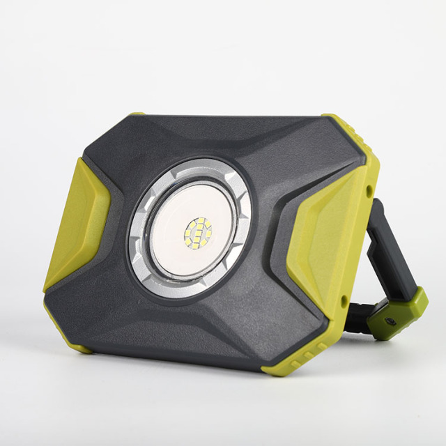 Rechargeable LED Work Lights Portable Flood Lights Waterproof COB Work Light Built-in Power Bank for Camping Emergency