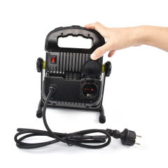 Portable construction job site light heavy duty lighting telescopic light site removable black tripod worklight