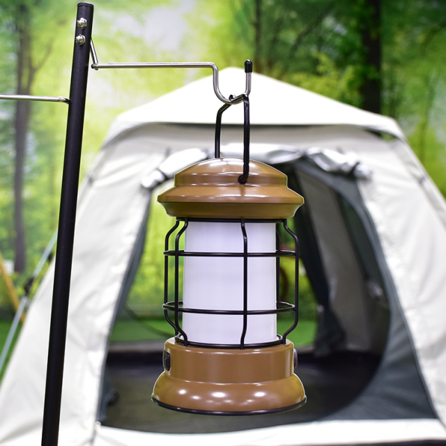 Outdoor Camping Lamp Dual Power Explorer Lantern Portable  Rechargeable Camping Lantern