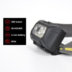3AAA / Li-ion 350 lumen Head lamp