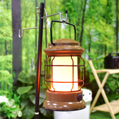 Outdoor Camping Lamp Dual Power Explorer Lantern Portable  Rechargeable Camping Lantern