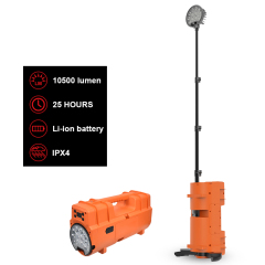 High Quality Portable Mobile Generation Powered Mobile Light Tower For Outdoor Night Lighting work light