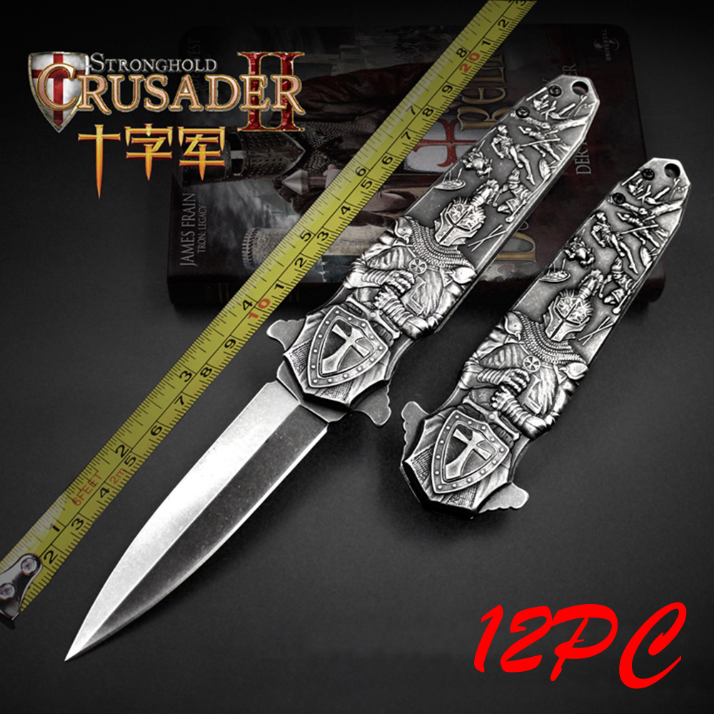 SMKD007 Lionwolves Spring Assisted Opening Outdoor Folding Knife Survival Tactical Knife Hunting Knife Pocket Knives With Sheath